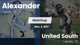 Matchup: Alexander High vs. United South  2017