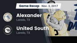 Recap: Alexander  vs. United South  2017