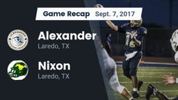 Recap: Alexander  vs. Nixon  2017