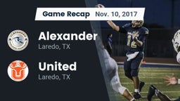 Recap: Alexander  vs. United  2017