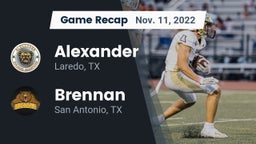 Recap: Alexander  vs. Brennan  2022