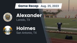 Recap: Alexander  vs. Holmes  2023
