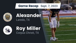 Recap: Alexander  vs. Roy Miller  2023