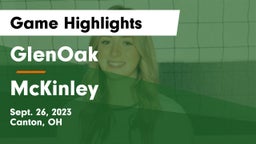 GlenOak  vs McKinley  Game Highlights - Sept. 26, 2023