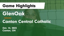 GlenOak  vs Canton Central Catholic  Game Highlights - Oct. 14, 2023