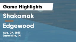 Shakamak  vs Edgewood  Game Highlights - Aug. 29, 2023