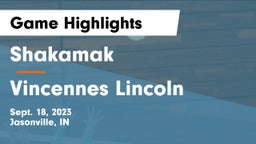 Shakamak  vs Vincennes Lincoln  Game Highlights - Sept. 18, 2023