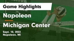 Napoleon  vs Michigan Center   Game Highlights - Sept. 10, 2022