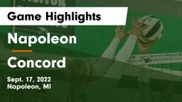 Napoleon  vs Concord   Game Highlights - Sept. 17, 2022