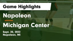 Napoleon  vs Michigan Center  Game Highlights - Sept. 20, 2022