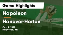 Napoleon  vs Hanover-Horton  Game Highlights - Oct. 4, 2022