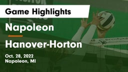 Napoleon  vs Hanover-Horton  Game Highlights - Oct. 28, 2022