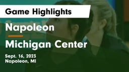 Napoleon  vs Michigan Center  Game Highlights - Sept. 16, 2023
