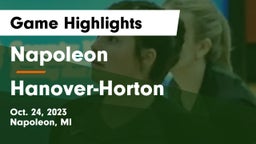 Napoleon  vs Hanover-Horton  Game Highlights - Oct. 24, 2023