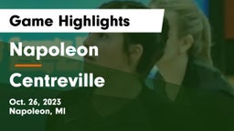 Napoleon  vs Centreville  Game Highlights - Oct. 26, 2023