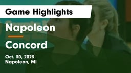 Napoleon  vs Concord  Game Highlights - Oct. 30, 2023