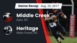 Recap: Middle Creek  vs. Heritage  2017