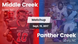 Matchup: Middle Creek High vs. Panther Creek  2017