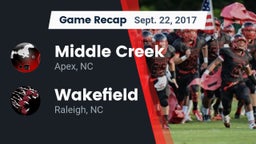 Recap: Middle Creek  vs. Wakefield  2017