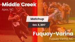 Matchup: Middle Creek High vs. Fuquay-Varina  2017