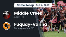 Recap: Middle Creek  vs. Fuquay-Varina  2017