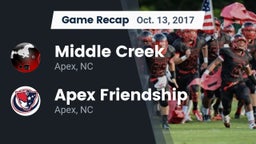 Recap: Middle Creek  vs. Apex Friendship  2017