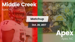 Matchup: Middle Creek High vs. Apex  2017