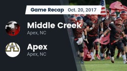 Recap: Middle Creek  vs. Apex  2017