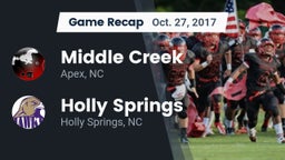 Recap: Middle Creek  vs. Holly Springs  2017