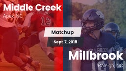 Matchup: Middle Creek High vs. Millbrook  2018