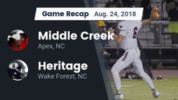 Recap: Middle Creek  vs. Heritage  2018