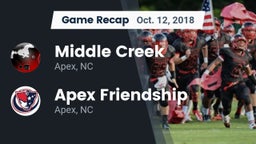 Recap: Middle Creek  vs. Apex Friendship  2018