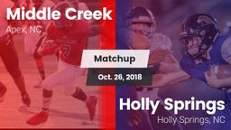 Matchup: Middle Creek High vs. Holly Springs  2018