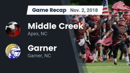 Recap: Middle Creek  vs. Garner  2018