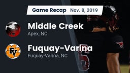 Recap: Middle Creek  vs. Fuquay-Varina  2019