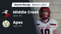 Recap: Middle Creek  vs. Apex  2021