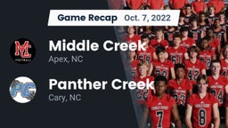 Recap: Middle Creek  vs. Panther Creek  2022
