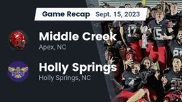 Recap: Middle Creek  vs. Holly Springs  2023