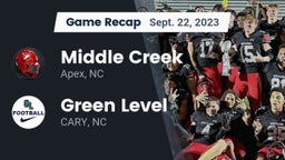 Recap: Middle Creek  vs. Green Level  2023
