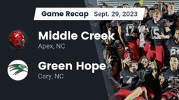Recap: Middle Creek  vs. Green Hope  2023