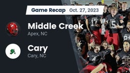 Recap: Middle Creek  vs. Cary  2023