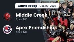 Recap: Middle Creek  vs. Apex Friendship  2023