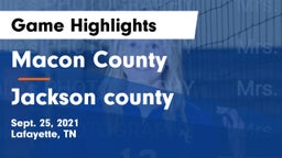 Macon County  vs Jackson county  Game Highlights - Sept. 25, 2021
