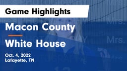 Macon County  vs White House  Game Highlights - Oct. 4, 2022