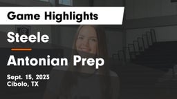 Steele  vs Antonian Prep  Game Highlights - Sept. 15, 2023