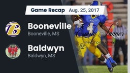 Recap: Booneville  vs. Baldwyn  2017