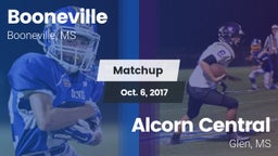 Matchup: Booneville vs. Alcorn Central  2017