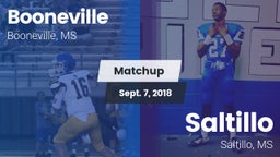Matchup: Booneville vs. Saltillo  2018