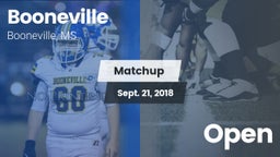 Matchup: Booneville vs. Open 2018