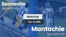 Matchup: Booneville vs. Mantachie  2018